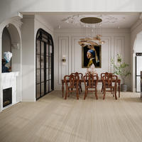 Dalle de pierre frittée mate haut de gamme 900x2700 effet bois antidérapante moderne pour hall, escalier, mur, sol, villa, salon, hôtel
