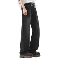Jean Cargo en Denim Noir pour Homme – Meilleur Rapport Qualité-Prix, Coupe Ample avec Effet Délavé et Décoration de Trous, Idéal Toutes Saisons