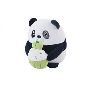Boneka <span class=keywords><strong>Panda</strong></span> Lucu dengan Cupcake, Mainan Hewan Isi Lembut untuk Hadiah Bayi Anak dan Dekorasi Rumah - Product Image 6