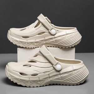 Chaussons d'extérieur pour hommes, sabots, sandales, semelle épaisse en EVA, confortables, antidérapantes, chaussures de plage d'été, chaussures de tous les jours - Product Image 1