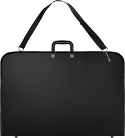Portefeuille d'art étui avec fermeture à glissière Léger portefeuille dossier pour œuvre PP matériel givré sensation 11x17 artiste portefeuille sac