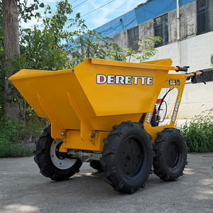 Mini-dumper Derette T25, capacité 300 kg, 4x4, <span class=keywords><strong>moteur</strong></span> essence, <span class=keywords><strong>brouette</strong></span> motorisée pour la construction, le jardin, prix usine - Product Image 6