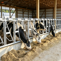 Panneau de retenue pour bovins à 10 positions pour les fermes laitières commerciales