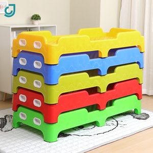 Camas Apilables para Niños de Guardería y Jardín de Infancia, Directamente de Fábrica, Cama de Polietileno Azul para Escuela - Product Image 2