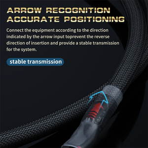 כבל רמקול מצופה זהב נחושת טהורה OFC טהורה במיוחד עם מחבר בננה לנגן DVD ומסך עם מעטפת PVC - Product Image 6