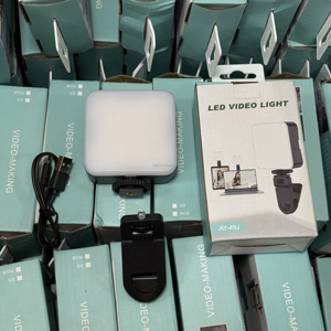 Luz <span class=keywords><strong>de</strong></span> videoconferencia portátil HD con RGB Mini LED Ideal para cámaras <span class=keywords><strong>de</strong></span> teléfono y Vlogging - Product Image 2