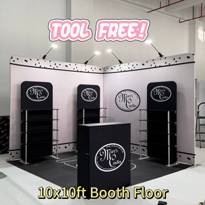 Einfach Montierbarer, Moderner Modulstand mit Aluminium-Spannrahmen für Messen und Ausstellungen (3x3 Meter) - Product Image 4