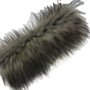 Toptan peluş uzun kazık yüksek saç taklit kürk kumaş kış konfeksiyon için baskılı 15-25 gün 500 metre 100% akrilik