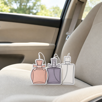 Diffuseur de parfum pour voiture en papier coton personnalisable avec un parfum longue durée, de haute qualité et au design moderne