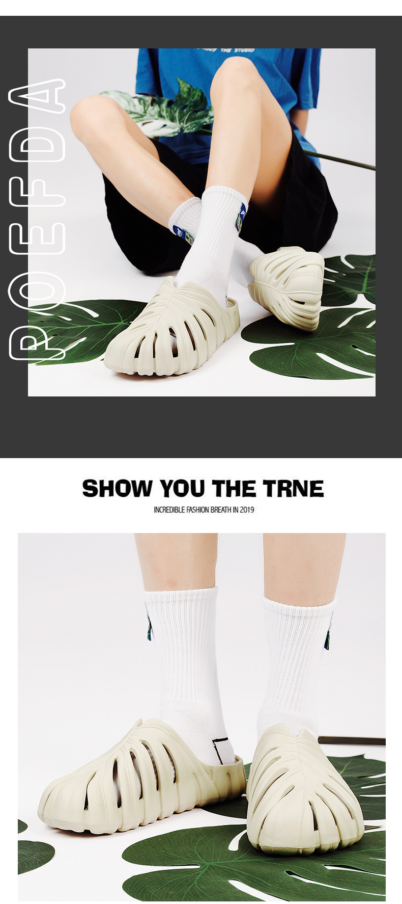 Summer Outdoor Beach Men Slippers Sandals Shoes Personality Slides Slippers Manufacturer