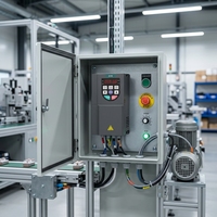 Variateur de fréquence mini VFD 4KW 5.5KW triphasé 380V à utilisation facile pour le travail du bois et le bricolage