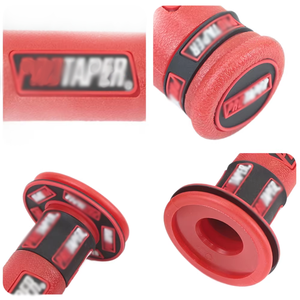 Nouvelle base de couleur avec poignées de guidon universelles noires PRO 22mm 24mm pour modification de moto - Product Image 4