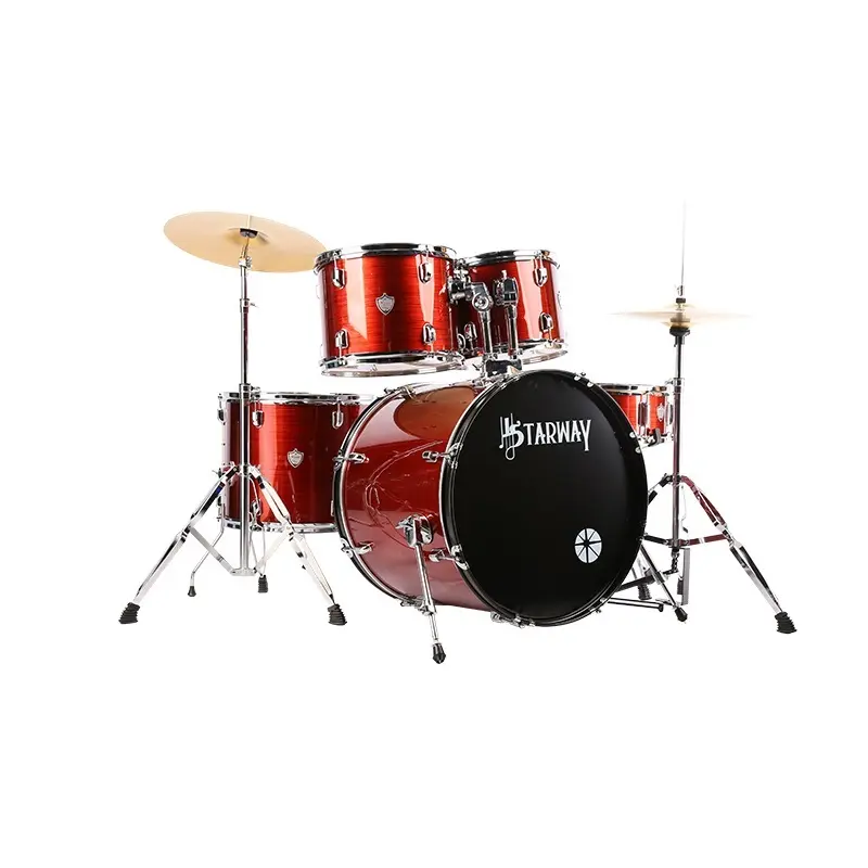 Boa Qualidade Starway D10 Percussão Instrumento Musical Profissional Kids Drum Set