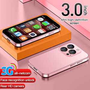 Soyes Xs18 Pro Mini Điện Thoại thông minh <span class=keywords><strong>3G</strong></span> Mạng 3.0 ''Hiển Thị 2GB RAM 16GB ROM Nhận Dạng Khuôn Mặt Dual Sim Chờ Điện Thoại Nhỏ Tiếng Anh - Product Image 1