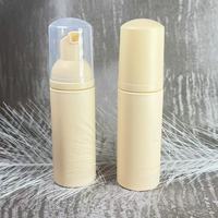 60ml 2oz Beige Mousse Pompe Bouteille Voyage Vide Or En Plastique Lash Shampooing Bouteilles Rechargeable Mini Distributeur De Savon Bouteille
