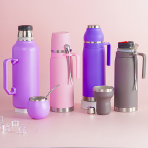 Ensemble complet de <span class=keywords><strong>gourde</strong></span> Yerba Mate en acier inoxydable et de paille <span class=keywords><strong>filtrante</strong></span> - Product Image 5