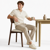Chaise de salle à manger ergonomique pivotante pliable en velours avec cadre en bois massif minimaliste pour hôtel et salle de sport