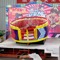 Attrazioni per Parchi a Tema in Fibra di Vetro per Interni/Esterni, Giochi di Divertimento Tagada, Giostra Girevole per Bambini, Certificata CE