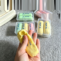 Jouets promotionnels ASMR : Bloc de faux aliments en cire fait main, sonore et craquant, texture tactile à presser, effet beurre et fromage, texture craquante
