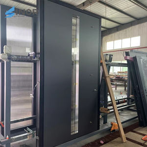 Porte coulissante avec design gain de place, rail lisse et panneau en verre trempé - Product Image 3