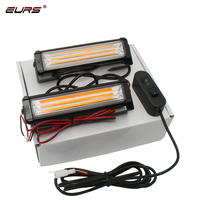 Barra de Luces LED EURS COB-2, Lámpara Estroboscópica, Tira Larga, Luces de Trabajo para Vehículos Todoterreno, Blanco, Rojo, Azul, Amarillo, Luces de Advertencia de Tráfico, Nuevo