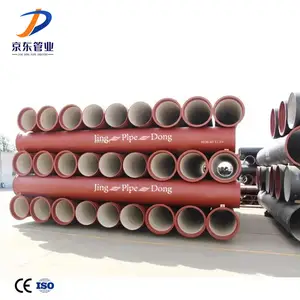 China Fabriek Hoge Kwaliteit Nodulair Gietijzer Pijp Nodulair Gietijzer Socket Spigot Pijp K9 1200Mm Nodulair Gietijzer Pijp