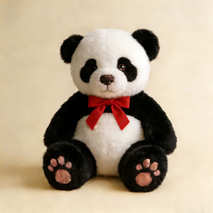 Peluche de Panda de Apoyo Emocional Personalizado, Servicio de Impresión y Bordado de Logotipos Empresariales, Muñeco de Peluche Suave y Reconfortante, OEM - Product Image 1