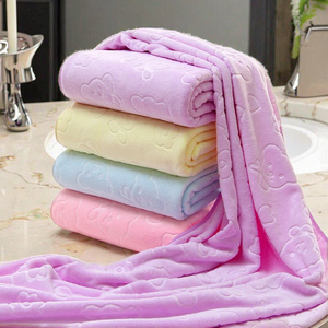 Bán Buôn Biểu Tượng Tùy Chỉnh 5 Sao Khách Sạn Phòng Tắm Khăn Sợi Nhỏ Nhanh Chóng Khô Kích Thước Lớn Tắm Sang Trọng Tấm Khăn Set Màu Rắn - Product Image 6