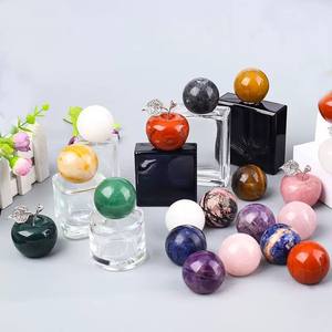 Натуральные хрустальные шары-украшения: аметист, розовый кварц, цитрин, лазурит. Сферы, формирующие семиугольную звезду, фэн-шуй шары. Изготовление на заказ. - Product Image 3