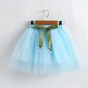 Conjuntos de ropa para niñas, ropa de marca para niñas, camisa estampada de verano, camiseta de manga corta + faldas, trajes con lazo, vestido de princesa de 2 uds., 2020 - Product Image 6