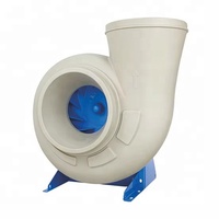 Hotte de laboratoire chimique en PE avec ventilation en plastique et souffleur centrifuge électrique industriel AC 220-240V sur pied