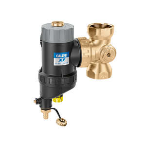Filtro de lodo magnético autolimpiante semiautomático Caleffi XF 1 1/2 pulgadas para sistemas de agua - Product Image 1