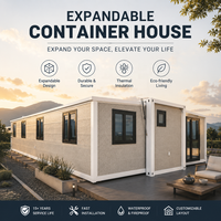 Casa Contenedor de Acero Expandible de 20, 30 y 40 pies, Diseño Moderno para Hoteles, Oficinas, Villas, Hospitales y Espacios Exteriores