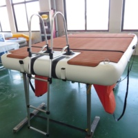 Plateforme de baignade gonflable sur mesure en Drop Stitch avec pont flottant antidérapant en EVA robuste pour la pêche, les loisirs, les bateaux et les yachts