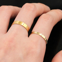 Mode 14K Or Rempli Plat Knuckle Anneaux Bijoux Femmes Cadeau Fête DIY Résultats