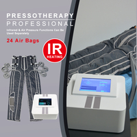 Pressothérapie pneumatique à 24 chambres, massage par compression, pression d'air rythmique, œdème, bien-être, esthétique, rééducation, récupération