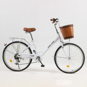 Bicicleta Urbana de Acero con Alto Contenido de Carbono, 24/26 Pulgadas, Una Velocidad, para Adultos - Product Image 2
