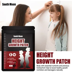 South Moon, 10 Uds., parches de crecimiento de altura, pegatina para promover el crecimiento óseo, Parche de estimulación de acupuntura para adultos y niños