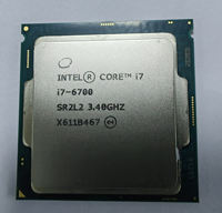 Unité centrale de traitement (CPU) d'ordinateur I7-6700 (i7 6700) 3,4 GHz, processeur LGA 1151 ; 65 W, 8 Mo de cache, 3,4 GHz (Turbo jusqu'à 4 GHz)