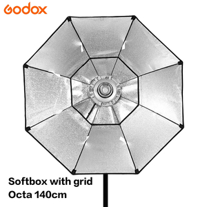 Softbox GODOX 140cm Ottagonale con Griglia a Nido d'Ape Attacco Bowens per Flash Unità Speedlite Fotografia Video Studio Portra120 - Product Image 5