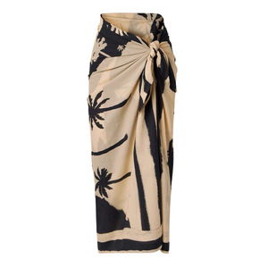 JSN personalizza un costume da bagno in tre pezzi con abiti da spiaggia con Design scavato per donna con scollo a V copricapo per <span class=keywords><strong>bikini</strong></span> da spiaggia - Product Image 6