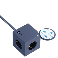 Multi Outlets PD20W Charge rapide Câble de rallonge pour prise cube magnétique avec multiprise USB