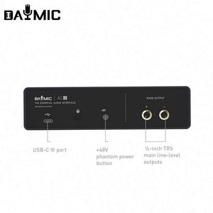 Interface audio Pro X2 portable, microphone 48V, carte son USB, entrée ligne pour instruments de musique, enregistrement son clair - Product Image 5