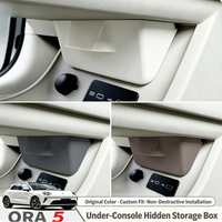 Boîte de rangement dissimulée pour accessoires de voiture, pour ORA 5 2026, console centrale, accoudoir sous siège, tiroir de confidentialité, compartiment de rangement