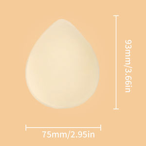 2คู่ของผู้หญิงที่มองไม่เห็นกาวซิลิโคนแบบไร้รอยต่อนำมาใช้ใหม่คอนซีลเลอร์นิ้วเท้าอูฐอุปกรณ์เสริมสำหรับชุดว่ายน้ำ - Product Image 1