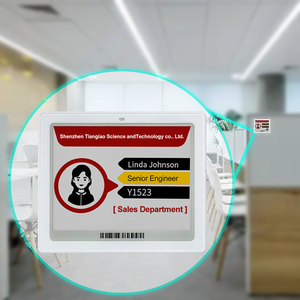 Letrero Electrónico para Reuniones con Pantalla de Tinta Electrónica de 4.2 Pulgadas, Actualización Inalámbrica (Vía Wi-Fi/Bluetooth), Tarjeta de Presentación Electrónica con Buena Visualización - Product Image 1