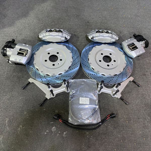 ชุดคาลิปเปอร์เบรกแบบปรับ<span class=keywords><strong>แต่ง</strong></span> ชุดจานเบรกหน้าแบบเจาะรู สำหรับ BMW F10 F20 F30 G20 G30 Acura TLX Audi A4 B8 B9 C7 - Product Image 1