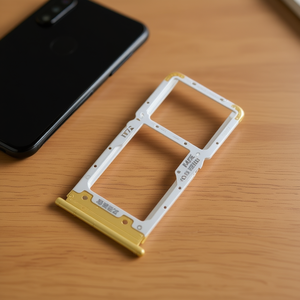 Bandeja para Tarjetas SIM y Micro SD para Xiaomi Mi9 Lite - Dorado - Product Image 2