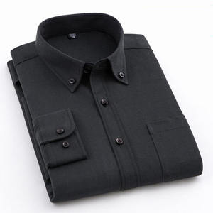 Oxford Heren Overhemden Met Lange Mouwen Casual Wit Rood Blauw Grijs Groen Navy Business <span class=keywords><strong>Shirt</strong></span> Heren Small-Up <span class=keywords><strong>Shirt</strong></span> Met Lange Mouwen - Product Image 6