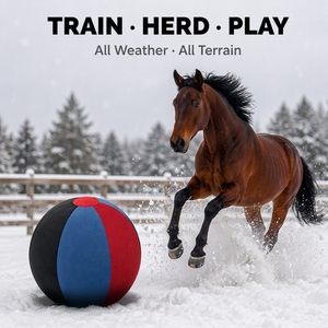 <strong>Herding</strong> Ball for Dogs and Horses Anti Burst Dog Exercise Ball With Washable Fabric Cover and Pump Outdoor <strong>Herding</strong> Yoga Ball - Product Image 4